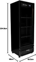Cervejeira Imbera 569L Full Black com alta capacidade para conservar bebidas na temperatura ideal para sua compra. - Imagem 2