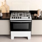 Fogão 5 Bocas Atlas Agile Up Bivolt com mesa inox, forno amplo e tripla chama para mais potência na cozinha. - Imagem 4