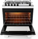 Fogão 5 Bocas Atlas Agile Up Bivolt com mesa inox, forno amplo e tripla chama para mais potência na cozinha. - Imagem 5