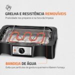 Churrasqueira Elétrica Mondial Pratc Steak e Grill CH-07 127V: compacta, não faz fumaça e grelha carnes com praticidade e rapidez. - Imagem 5