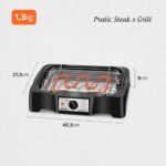 Churrasqueira Elétrica Mondial Pratc Steak e Grill CH-07 127V: compacta, não faz fumaça e grelha carnes com praticidade e rapidez. - Imagem 6