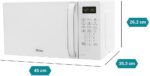 Micro-ondas Philco 20L Branco PMO23B 220V: praticidade, 1100W de potência e funções que facilitam o preparo diário. - Imagem 6