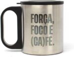 Kit Café Inox com garrafa e caneca: presente sofisticado para escritório, home office e lazer. - Imagem 6