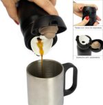 Kit Café Inox com garrafa e caneca: presente sofisticado para escritório, home office e lazer. - Imagem 9