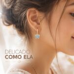 Brinco de Argola Borboleta Azul: charme delicado para compor looks com estilo e купить agora online - Imagem 3