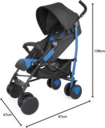 Chicco Echo com barra de proteção: conforto, reclinação em 4 posições e fechamento compacto para passeios práticos. - Imagem 9