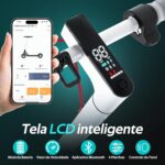 HONEYWHALE M2 Pro 500W: patinete elétrico com 32 km/h, até 22 km de autonomia e carga de 120 kg para mobilidade urbana segura e potente. - Imagem 5