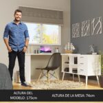 Escrivaninha Mesa de Escritório de Canto Lisboa Madesa com 3 gavetas, 4 nichos e design funcional para organizar seu home office. - Imagem 5