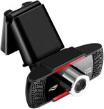 C3Tech Webcam Full HD 1080p WB-100BK com microfone antirruído, lente 2G2P e foco manual para videoconferências e streamings. - Imagem 3
