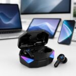 Fone de Ouvido Bluetooth 5.3 TWS Gamer: som imersivo, microfone integrado e case com display LED para mais praticidade. - Imagem 3