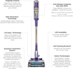 Shark POWERDETECT: aspirador ultraleve com DuoClean, anti-alérgeno e autolimpeza para limpeza poderosa sem enrolar cabelo. - Imagem 15