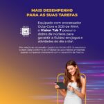 Tablet Positivo Vision TAB 7: desempenho octa-core, 3GB RAM e tela IPS de 7 para navegação, vídeos e uso diário. - Imagem 7