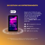 Tablet Positivo Vision TAB 7: desempenho octa-core, 3GB RAM e tela IPS de 7 para navegação, vídeos e uso diário. - Imagem 11