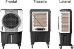 Climatizador Evaporativo Ponente Turbo70 210W, Portátil com Rodízios, Climatiza, Ventila, Umidifica e Filtra 220V - Imagem 4