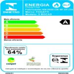 Fogão Cooktop Fogatti Ori 5 Bocas Preto Bivolt com acendimento automático e fácil limpeza, ideal para sua cozinha. - Imagem 8