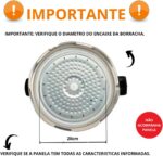 Borracha de vedação para tampa de panela de pressão elétrica 4L Mondial Pratic Cook: vedação segura e reposição ideal. - Imagem 4