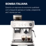 Cafeteira Espresso Oster Xpert Perfect Brew 127V com moedor integrado, 15 bars e jarra espumadora para cafés completos em casa. - Imagem 3