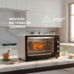 Forno Elétrico Best 60L 127V: potência, espaço e versatilidade para assar receitas com praticidade. - Imagem 3