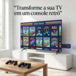 Video Game Retro Game Stick Lite 4K HDMI 64GB com 2 controles: plug and play com jogos retrô para toda a família. - Imagem 5