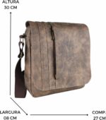 Bolsa Lenna's Modern Transversal L096: praticidade e estilo para o dia a dia com compra fácil e versátil - Imagem 6