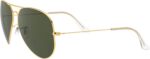 Óculos de Sol Ray-Ban Aviator Large Metal II 0RB3026L L2821 Tam 62 com estilo clássico e proteção para o dia a dia - Imagem 4