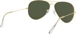 Óculos de Sol Ray-Ban Aviator Large Metal II 0RB3026L L2821 Tam 62 com estilo clássico e proteção para o dia a dia - Imagem 9