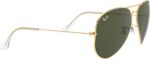 Óculos de Sol Ray-Ban Aviator Large Metal II 0RB3026L L2821 Tam 62 com estilo clássico e proteção para o dia a dia - Imagem 12