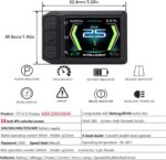 Display 600C para bicicleta elétrica: painel IPS com dados em tempo real e compatível com motores M500, M510, M600, M800 e M820. - Imagem 3