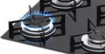 Fischer Cooktop Gás 4 Bocas com Mesa de Vidro Preta: alta eficiência, durabilidade e design moderno para sua cozinha. - Imagem 4