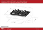 Fischer Cooktop Gás 4 Bocas com Mesa de Vidro Preta: alta eficiência, durabilidade e design moderno para sua cozinha. - Imagem 5