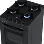Fogão 4 Bocas Venax Delplus Vitreo BL Preto Fosco GLP: praticidade e estilo para sua cozinha. - Imagem 5