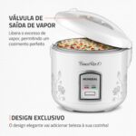 Panela Elétrica Mondial Bianca Rice 10: 10 xícaras, mantém o arroz quente por até 8h e prepara várias receitas. - Imagem 4