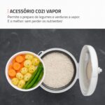 Panela Elétrica Mondial Bianca Rice 10: 10 xícaras, mantém o arroz quente por até 8h e prepara várias receitas. - Imagem 5