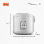 Panela Elétrica Mondial Bianca Rice 10: 10 xícaras, mantém o arroz quente por até 8h e prepara várias receitas. - Imagem 8