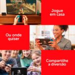 Nintendo Switch com Mario Kart 8 Deluxe e 3 meses online: jogue no modo portátil ou TV com até 9 horas de bateria. - Imagem 4