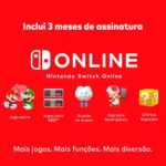 Nintendo Switch com Mario Kart 8 Deluxe e 3 meses online: jogue no modo portátil ou TV com até 9 horas de bateria. - Imagem 5