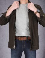 Timberland Cinto de couro casual masculino: estilo e durabilidade para completar seu visual com elegância. - Imagem 3