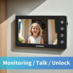 Vídeo porteiro para casa com tela LCD 7 polegadas, interfone com fio e desbloqueio RFID para mais segurança na entrada - Imagem 5