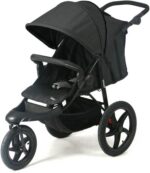 Flux Carrinho de Bebê Infanti Preto: conforto e proteção com 3 rodas, assento reclinável e capota UV50+ ampla. - Imagem 6