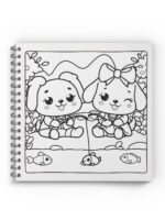Coleção Cute & Comfy Premium Edition: livro de colorir adulto com 24 ilustrações fofas, 12 canetas e efeito relaxante para comprar já. - Imagem 6