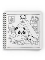 Coleção Cute & Comfy Premium Edition: livro de colorir adulto com 24 ilustrações fofas, 12 canetas e efeito relaxante para comprar já. - Imagem 7