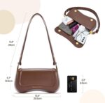 Romantic Crown Bolsa de Ombro Feminina compacta, impermeável e moderna para trabalho, casual e festa - Imagem 5