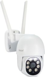 Câmera externa EKAZA WiFi com visão ampla, áudio bidirecional e detecção de movimento, compatível com Alexa e Google Assistant - Imagem 8