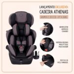 Cadeirinha Infantil Athenas Tutti Baby 9 a 36kg: segurança, conforto e ajuste ideal para o crescimento da criança. - Imagem 3