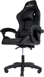 Cadeira Gamer Lancer Preta Healer: conforto ergonômico, reclínio até 145° e suporte premium para jogos e trabalho. - Imagem 3