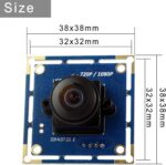 Câmera USB ELP Fisheye 180° 1080P 100fps para PC, visão ampla e alta velocidade - Imagem 6