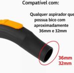Bocal para Extratora Premium 32mm a 38mm: limpeza profunda e eficiente em estofados, carpetes, colchões e veículos. - Imagem 3