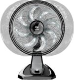 WAP Ventilador de Mesa e Parede 50cm FLOW TURBO, Tecnologia Silenciosa e Econômica, 8 Pás e 3 Velocidades, 180W 127V - Imagem 13