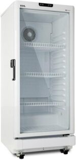 Refrigerador Expositor Eos 198L: vidro duplo antiembaçante, ideal para exibir bebidas com praticidade e alta visibilidade. - Imagem 2