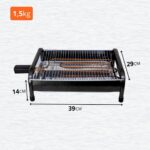 Churrasqueira Elétrica Portátil 110V/220V: prática, sem fumaça e ideal para churrasco em casa ou no quintal - Imagem 4